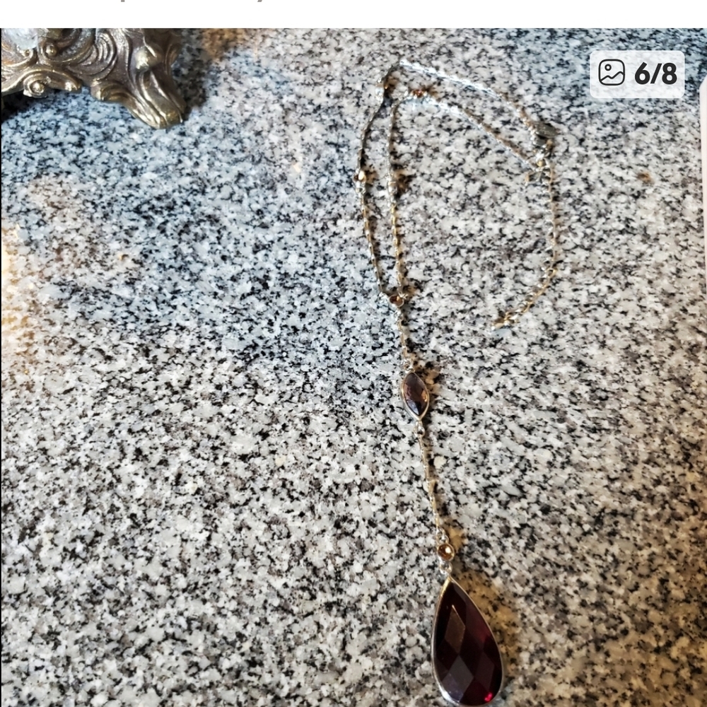 Lia Sophia  Fancy Tear Drop Necklace